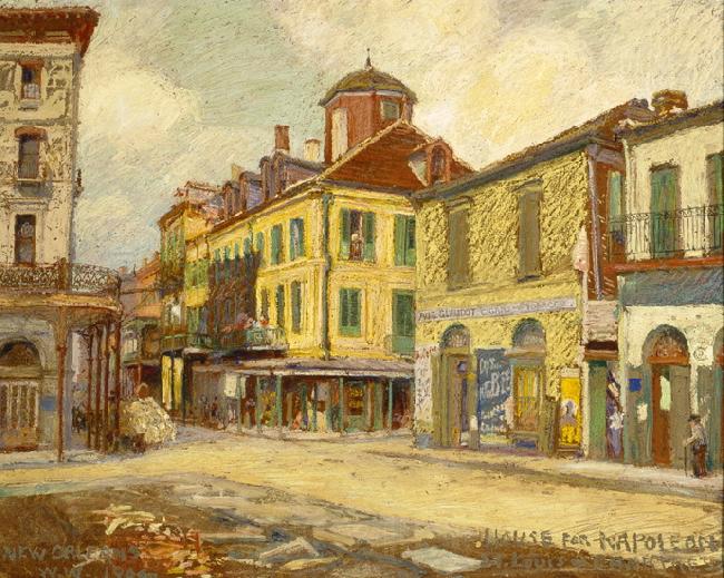 William Woodward St. Louis and Chartres Streets France oil painting art